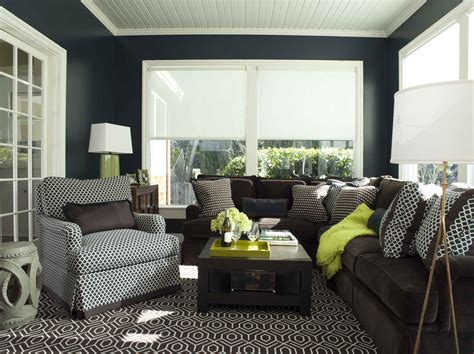 navy and lime living room.